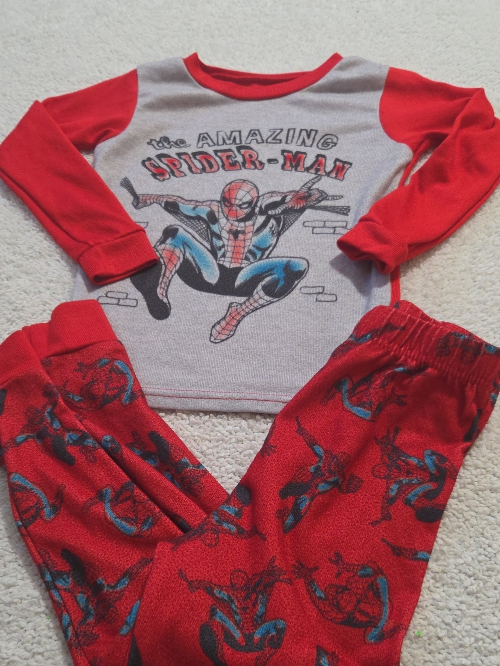 MARVEL SPIDER-MAN 2PC PAJAMA SET